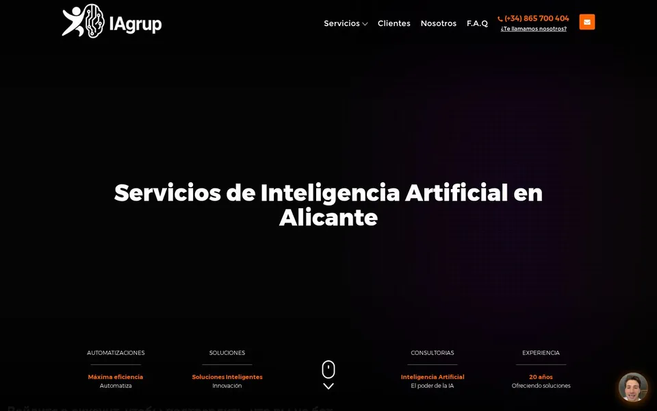 Portada: servicios de inteligencia artificial en Alicante