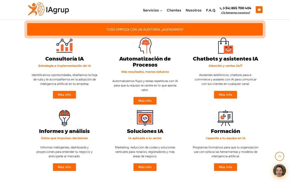 Servicios de IA para empresas