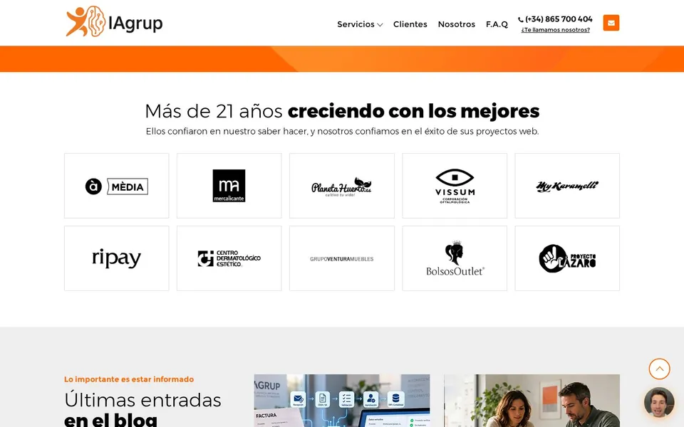 Clientes y blog