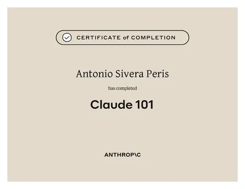 Diploma Claude 101