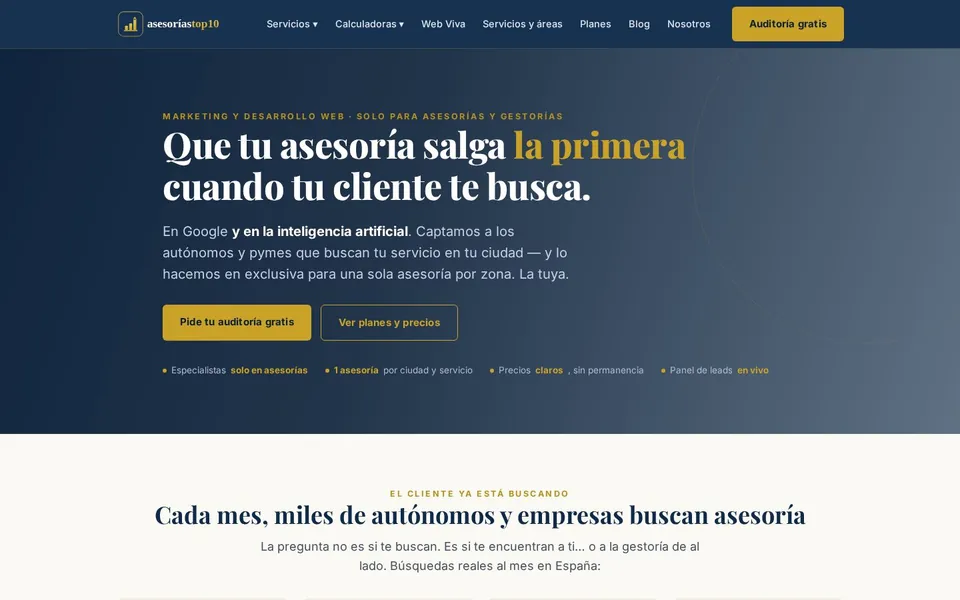 Captura de asesoriastop10