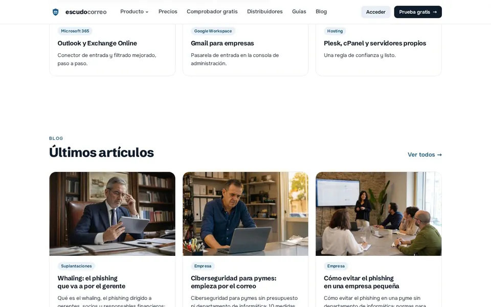 Plataformas compatibles y blog