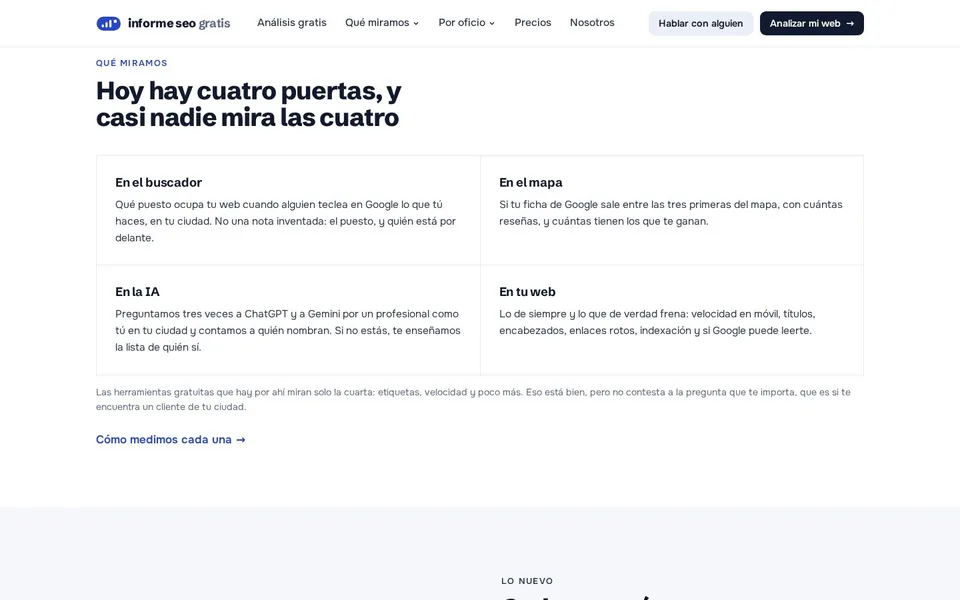Las cuatro medidas que casi nadie mira