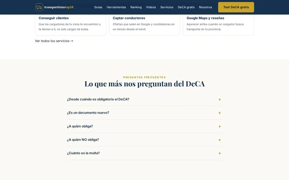 Preguntas frecuentes del DeCA